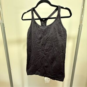 Lululemon Black Ribbed Women's Tank Top